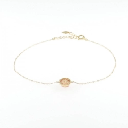 K18YG Đá Rhodochrosite Vòng Tay - Hàng hiệu Chính hãng 872530