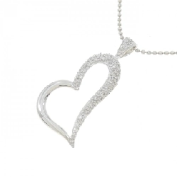 K18WG Dây chuyền kim cương hình trái tim 0.24CT - Hàng hiệu Chính hãng 864523