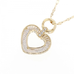 K18YG Dây chuyền kim cương hình trái tim 0.01CT - Hàng hiệu Chính hãng 861989