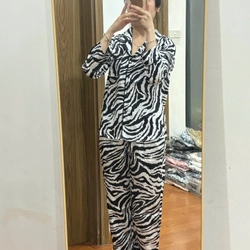 Pijama lụa dài tay 454827