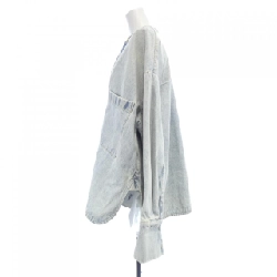 【Mã giảm giá】Áo khoác denim Christian Wijnants 640115