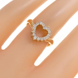 Nhẫn kim cương hình trái tim K18YG 0.25CT 669723