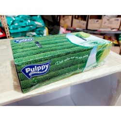 Khăn giấy lụa hộp giấy Pulppy 2 lớp - 100 tờ HCM0703 74338