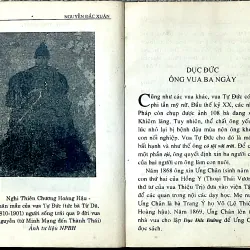 CHUYỆN BA VUA  DỤC ĐỨC - THÀNH THÁI -  DUY TÂN - Soạn giả NGUYỄN ĐĂC XUÂN 1043131