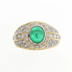 Nhẫn Emerald K18YG/PT 0.92CT - Hàng hiệu Chính hãng 854556