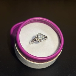 Nhẫn bạc PNJ size 14 521673