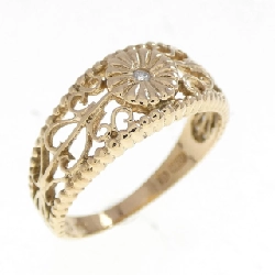 Nhẫn kim cương K18YG - Hàng hiệu Authentic