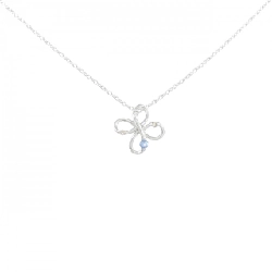 K18WG Blue Topaz Necklace - Hàng hiệu Authentic