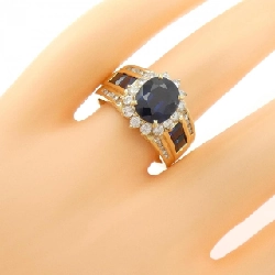 Nhẫn Sapphire K18YG 3.61CT - Hàng hiệu Chính hãng 849063