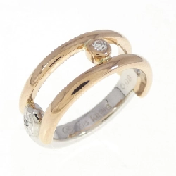 Nhẫn kim cương K18PG/K18WG 0.08CT