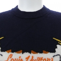 Louis Vuitton LOUIS VUITTON Áo len cashmere họa tiết jacquard NIGO HMN02WDLB - Hàng hiệu Chính hãng 891621