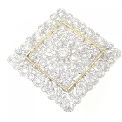 PT900/K18YG Kim cương Brooch 0.50CT - Hàng hiệu Chính hãng 869600