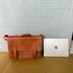 Cặp da USA màu da bò , da nguyên miếng 961444