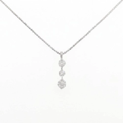 Mikimoto Dây chuyền Ba viên đá 0.80CT - Hàng hiệu Chính hãng