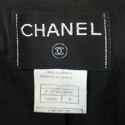 【Vintage】Chanel CHANEL P12239V06999 98A. Áo khoác không cổ 632157