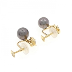 Mikimoto Bông tai ngọc trai đen 8.8mm - Hàng hiệu Chính hãng 846404