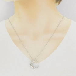 K18WG Mặt dây chuyền kim cương hình trăng 0.72CT - Hàng hiệu Chính hãng 862480