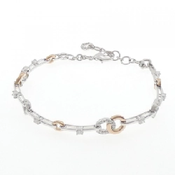 K18WG/K18PG Vòng tay kim cương 1.00CT - Hàng hiệu Chính hãng 877566