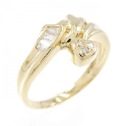 Nhẫn kim cương hình trái tim K18YG 0.11CT