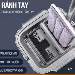 Bộ chổi lau nhà tự vắt thông minh 731730