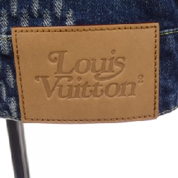 Áo khoác denim LOUIS VUITTON Giant Damier Wave Monogram NIGO HJA10WUZC - Hàng hiệu Chính hãng 892492