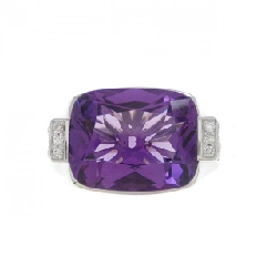Nhẫn Amethyst 750WG 6.52CT - Hàng hiệu Chính hãng 848687