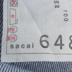 SACAI 23-06484 Áo Sơ Mi Ngắn Tay - Hàng hiệu Chính Hãng 774647
