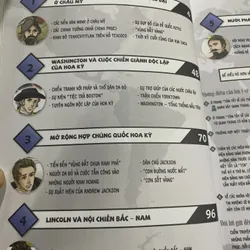 LỊCH SỬ THẾ GIỚI - SỰ RA ĐỜI CỦA NƯỚC MỸ VÀ CUỘC NỘI CHIẾN BẮC - NAM - khổ lớn  714650