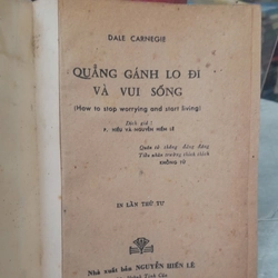 QUẲNG GÁNH LO ĐI VÀ VUI SỐNG 443170