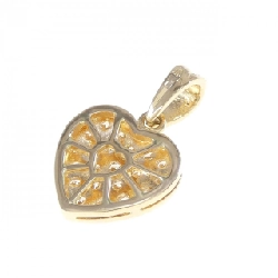 K18YG Mặt dây chuyền hình trái tim kim cương 0.48CT - Hàng hiệu Chính hãng 863927