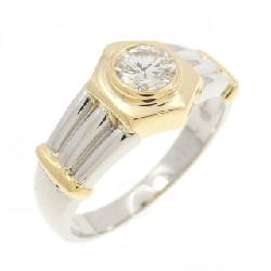 Nhẫn kim cương PT900/K18YG 0.33CT