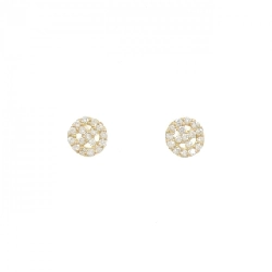 K18YG Bông tai kim cương 0.20CT - Hàng hiệu Chính hãng