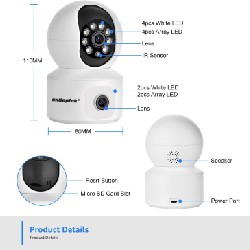 Camera AI wifi 2 mắt trong nhà. 23483