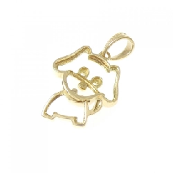 Mặt dây chuyền chó 750YG - Hàng hiệu Authentic 861943