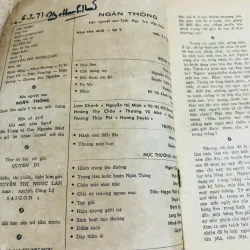 NGÀN THÔNG - bán Nguyệt san tuổi học trò Việt Nam 1971 929449