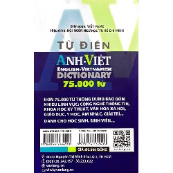 Từ Điển Anh - Việt 75.000 Từ - Việt Fame 185242