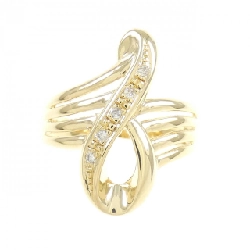 Nhẫn kim cương K18YG 0.03CT 671462