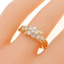 Nhẫn kim cương hoa K18YG 0.50CT 669203