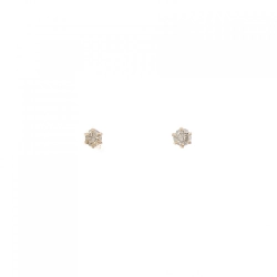 K18PG Bông tai kim cương 0.10CT - Hàng hiệu Chính hãng