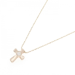 Dây chuyền kim cương chéo K18PG/K18YG 0.15CT - Hàng hiệu Chính hãng 866104