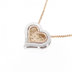 K18PG/K18WG 2WAY Mặt Dây Chuyền Hình Trái Tim Đá Quý 0.19CT - Hàng hiệu Chính Hãng 863721