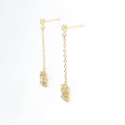 K18YG Bông tai kim cương 0.20CT - Hàng hiệu Chính hãng 877007