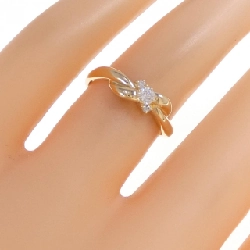 Nhẫn kim cương K18YG 667766