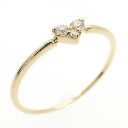 Nhẫn kim cương hình trái tim K18YG 0.05CT - Hàng hiệu chính hãng