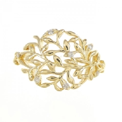 Nhẫn kim cương K18YG 0.04CT 671202