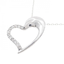 K18WG Dây chuyền kim cương hình trái tim 0.24CT - Hàng hiệu Chính hãng 861359