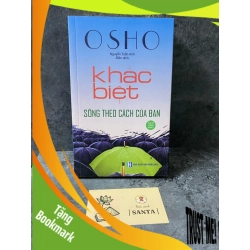 (TẶNG BOOKMARK) Khác biệt sống theo cách của bạn-Osho-Sách mới,giấy xốp có chấm ố nhẹ Sách kỹ năng RBK0302