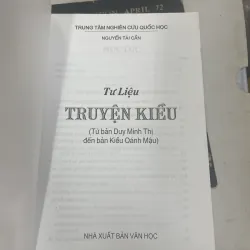 TƯ LIỆU TRUYỆN KIỀU - NGUYỄN TÀI CẨN 933486