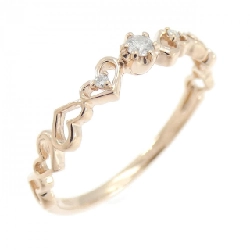 Nhẫn kim cương K10PG hình trái tim