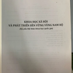 KHOA HỌC XÃ HỘI VÀ PHÁT TRIỂN BỀN VỮNG VÙNG NAM BỘ 509399